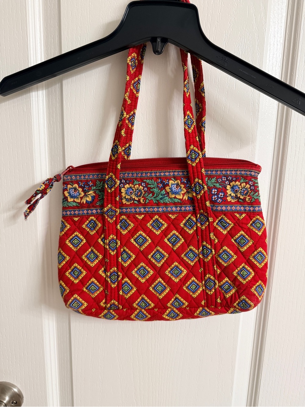 Vera Bradley Betsey Shoulder Bag Purse in Retired Villa Red
